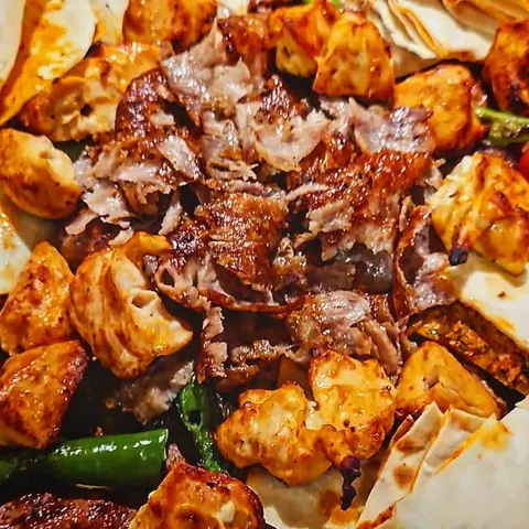 Döner und Hähnchen gemischt
