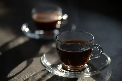 Espresso in Glastassen