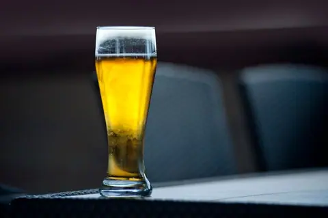 Weizenbier im hohen Glas