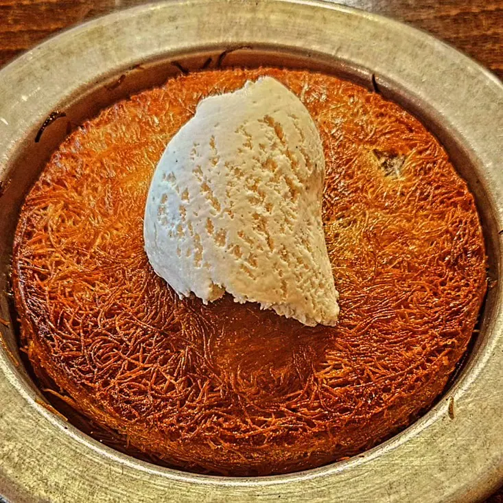 Künefe mit Eis